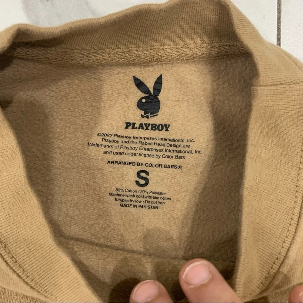 Playboy Club Sweatshirt Men’s Small Top Tokyo Japan Anime Card Ace Of Hearts - Picture 3 of 7